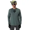Image de Fox Racing Ranger Maillot de VTT à Manches Longues pour Homme, tête de Renard Sauge, Taille M