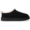 Image de UGG pour femme. 1173891 Classic Micro Leather Sneakers black (41), Cuir, Noir, Plat, Aucun, Casuel, Homewear