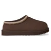 Image de UGG pour homme. 1174671 Chaussons en cuir Tasman II marron foncé (41), Plat, Aucun, Homewear