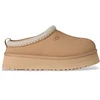 Image de UGG pour femme. 1174471 Sabots en cuir Tazz II marron clair (39), Plat, Aucun, Casuel