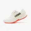 Image de Chaussures de running femme, Hoka Rincon 4 blanc et rouge