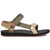 Image de Teva Sandales universelles originales pour femme, olive brûlé multicolore, pointure 37