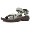 Image de Teva Terra Fi 5 Universal Cuir pour homme, Jonc de mer/vert lichen profond, 5