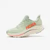 Image de Chaussures de running homme, Hoka Clifton 10 vert et rouge