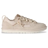 Image de UGG pour femme. 1175301 Baskets en cuir beige Minimel (36), Plat, Lacets, Casuel