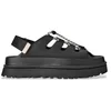 Image de UGG pour femme. 1179370 GoldenGlow Toggle Sandals noir (40), 3 à 5 cm, Lacets, Casuel, Durable, Polyester recyclé