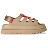 Image de UGG pour femme. 1179370 GoldenGlow Toggle Sandales marron (41), 3 à 5 cm, Lacets, Casuel, Durable, Polyester recyclé