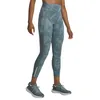 Image de Under Armour UA Launch Ankle Print Collant pour femme SM Shirt (lot de 1), Bleu, S-M