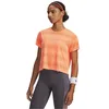 Image de Under Armour Velociti Performance Gym à manches courtes pour femme, Mandarine/Refl, 42