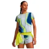 Image de Under Armour Velociti Pro Print Maillot de Course Femmes Bleu - Blue XL