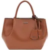 Image de GUESS sac à main sac à épaule Amorette Girlfriend Satchel Cognac brun