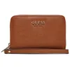 Image de GUESS Porte-Monnaie Amorette SLG Double Zip Wallet Cognac Brun