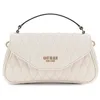Image de GUESS sac à épaule bandoulière sac à main Valla Top Handle Flap Bag Bone écru