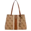 Image de GUESS sac à épaule Erenia Tote Bag Latte Logo beige