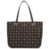 Image de GUESS sac shopper pour ordinateur portable Calebra Tote Bag Espresso Logo marron foncé