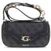 Image de GUESS sac à épaule bandoulière Dea Crossbody Flap Coal Logo gris foncé