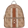 Image de GUESS sac à dos de loisirs Erenia Backpack Latte Logo marron clair