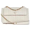 Image de GUESS sac à épaule bandoulière Stacey Convertible Xbody Flap Cream White écru