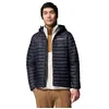 Image de Columbia Manteau à capuche Powder Pass, résistant à l'eau, isolant écologique, ourlet réglable, poches sécurisées, protection du menton - Hommes