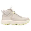 Image de Columbia Escape Thrive Titanium Mid Outdry Chaussures de randonnée pour femme, Gris nuage/brume citron, 40.5 EU