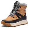 Image de Sorel Bottes Whitney III Mid WP, construction imperméable, chaleur isolée, style léger, orteil spacieux, confort amélioré, adhérence robuste - Femmes