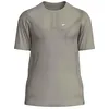 Image de Nike Dfadv Stride Nvlty SS Top Sweatshirt, Plum Eclipse/Lt Liquid Lime/BL, L, Cream II/Mink Brown/Reflective, L