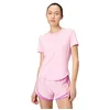 Image de Nike W NK Tempo DF SS Top T-Shirt, Mousse Rose/argenté réfléchissant, M Femmes