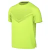 Image de Nike Stride Haut De Running À Manches Courtes Dri-Fit ADV pour Homme, Volt Ice/Reflective Silv, HV5203-737, L