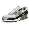 Image de Nike Baskets Air Max 90 pour homme, Blanc/sauge argentée/pierre ponce claire, 12
