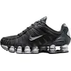 Image de Nike Shox TL Chaussures pour femme (Off Noir/Black/Metallic Silver), Noir cassé/noir/argenté métallisé, 8