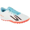 Image de Skechers Homme Skx_2 Club TF Football Turf Boots Chaussure, Blanc synthétique Turquoise synthétique Rose TR, 46 EU