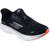Image de Skechers Chaussures de Course Aero Pulse Performance pour Homme   Baskets Basses en Maille légère avec Soutien de la voûte Plantaire, Textile Noir, Bordure argentée, Orange, 42.5 EU