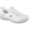 Image de Skechers Glide-Step-Vibey Baskets à Enfiler Mains Libres pour Femme, Owgr=Blanc cassé/Vert, 37 EU
