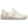 Image de Skechers pour femme. 104557 Slip-Ins Glide Step Vibey pantoufles blanc cassé (37), Plat, Lacets, Casuel
