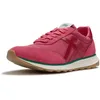 Image de FitFlop Baskets Retro-Q en tissu/daim pour femme, Rose baie/vert marin, 6