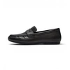 Image de Fitflop pour femme. AAN-090 Mocassins en cuir Delicato noir (37), Plat, Aucun, Casuel, Classique