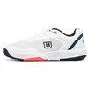 Image de WILSON Courtglide Chaussures Tennis Homme, Blanc/Baie/Corail, T. 46