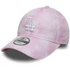 Image de New Era Casquette pour enfant MLB 9TWENTY Tie Dye Los Angeles Dodgers Rose pastel Youth 54-56 cm (6-12 ans)