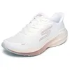Image de Skechers Aero Burst Performance Chaussures pour Femmes, White Textile/Rose Trim, 38.5 EU