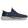 Image de Skechers pour homme. 210889 Baskets RF Slade Caster navy slippers (45), Plat, Lacets, Casuel, Marine