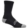 Image de Giro Chaussettes de cyclisme d'hiver en laine mérinos Noir/gris Taille L (43-45)