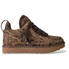 Image de UGG pour femme. 1187485 Baskets en Cuir Lowmel Spotted marron (36), Plat, Lacets, Casuel