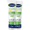 Image de Cetaphil UVA/UVB Défense SPF 50 visage hydratation, 48,2 gram (lot de 2)