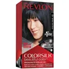 Image de Revlon Coloration permanente Colorsilk Beautiful Color - Couleur radieuse longue tenue - Couleur 12 Noir bleuté naturel - 1 application