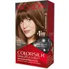 Image de Revlon ColorSilk Coloration Permanent Cheveux Fai-da-te à Maison, Sans amabac et Enrichie avec Tcheratina, 43 - Châtain doré Moyen