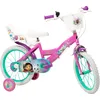 Image de Toimsa Gabby Dollhouse 16 inch Bicycle, Kids Bike Learn to Ride, with Training Wheel stabilisers and Mudguard, for Children/Youth Age 5-7 Years, Pink