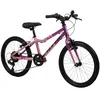 Image de Huffy Literide Junior Alloy Vélo 20" en Alliage 7 Vitesses   Nébuleuse Rose et Gris Fluo, pour Enfants âgés de 5 à 9 Ans