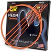 Image de DR String NOB5-45 Neon Orange Jeu de cordes pour guitare basse