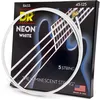 Image de DR Strings HI-DEF NEON  - Cordes de basse de couleur blanche : 5 cordes moyennes 45-125