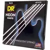 Image de DR Strings NWB5-45 Neon White cordes fluorescentes pour basse 5 cordes